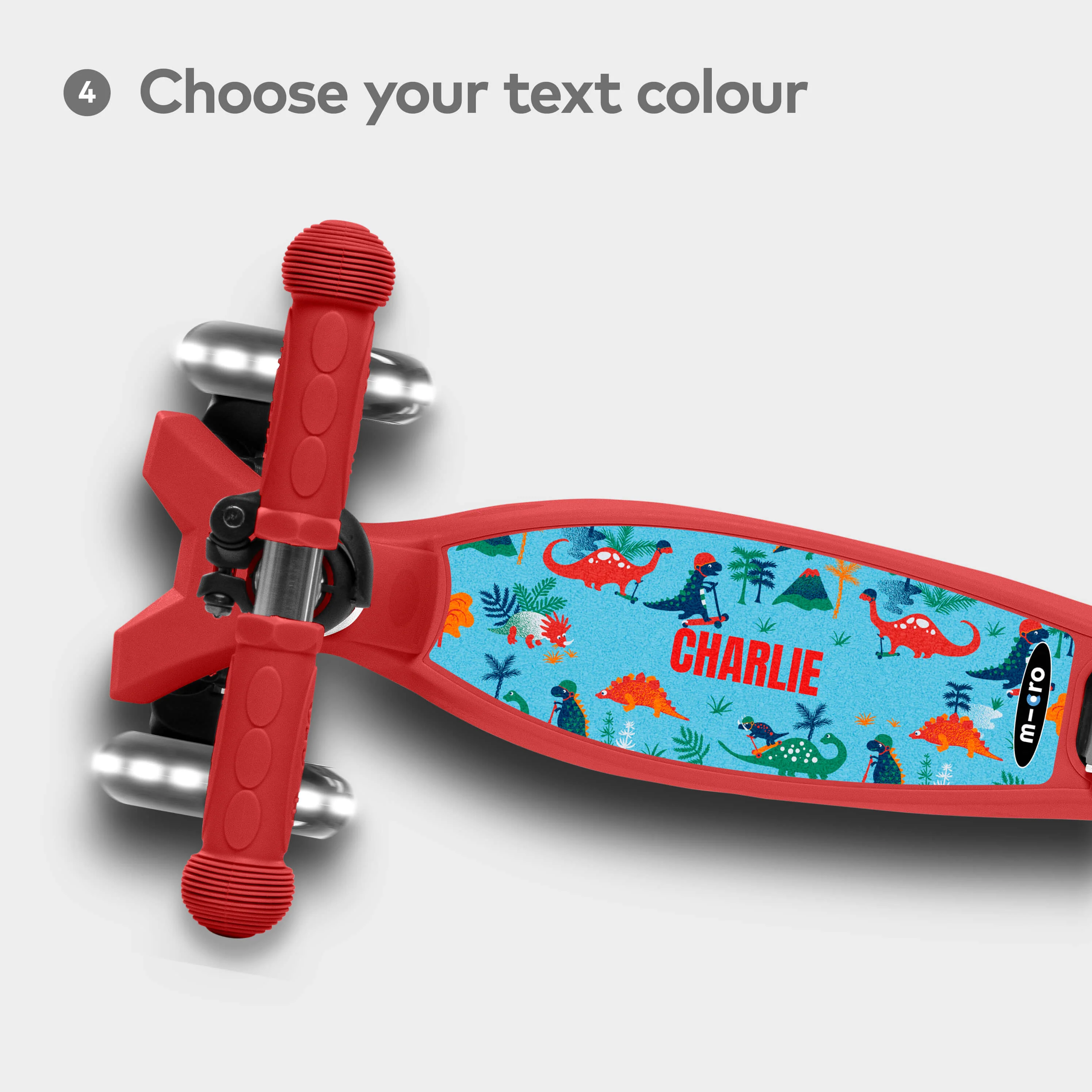 Personalised Foldable Deck: Maxi Micro: Red - Image 6
