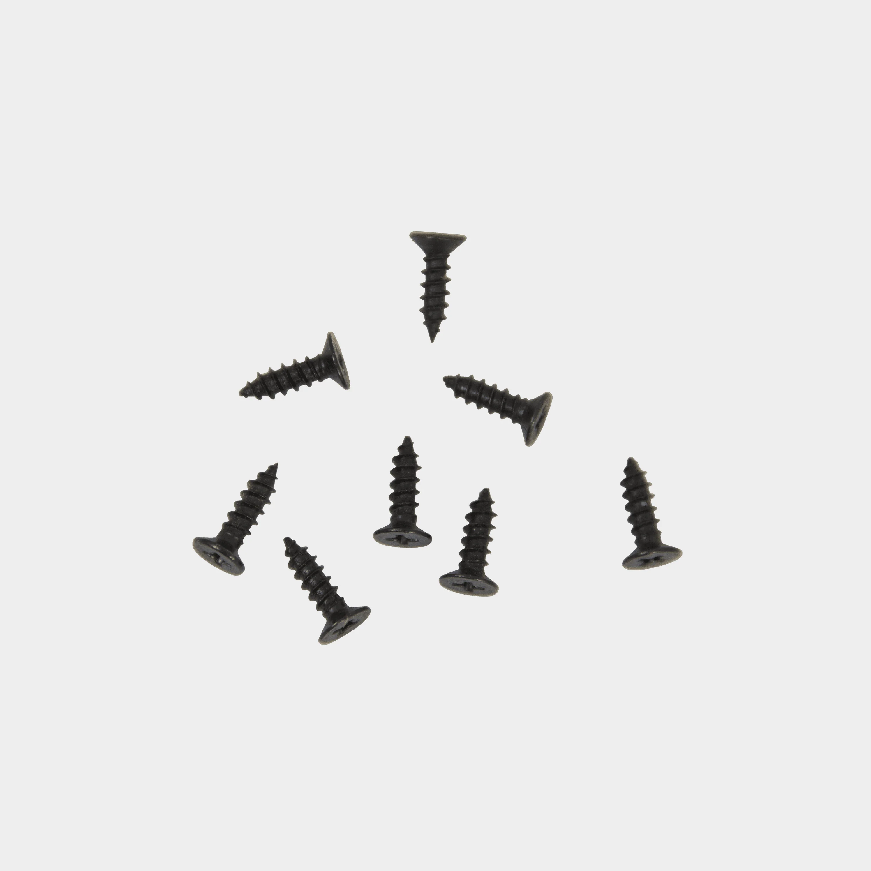 Mini Micro Small Deck Screws x 8: Black