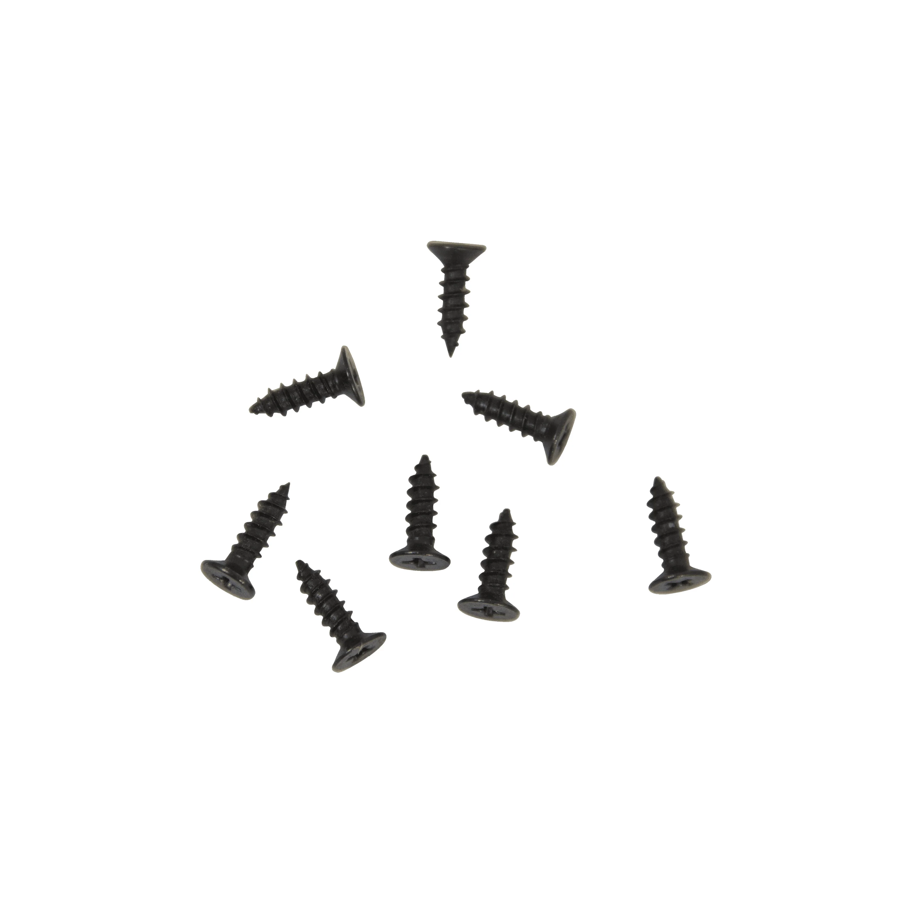 Mini Micro Small Deck Screws x 8: Black - Image 2